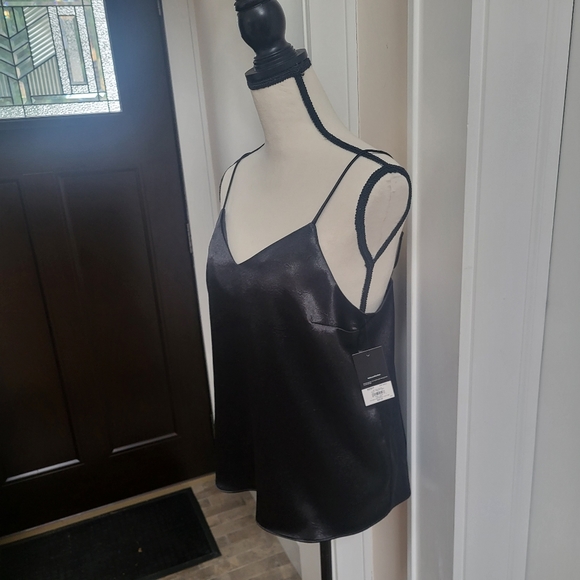 Sexy Textured Black Cami With Sheen by Nine West NWT Small - Picture 4 of 11